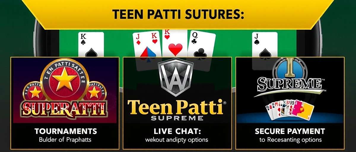 Teen Patti Supreme features including tournaments, live chat and secure payment options